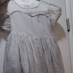 EUC Nellystelly grey dress with silver details